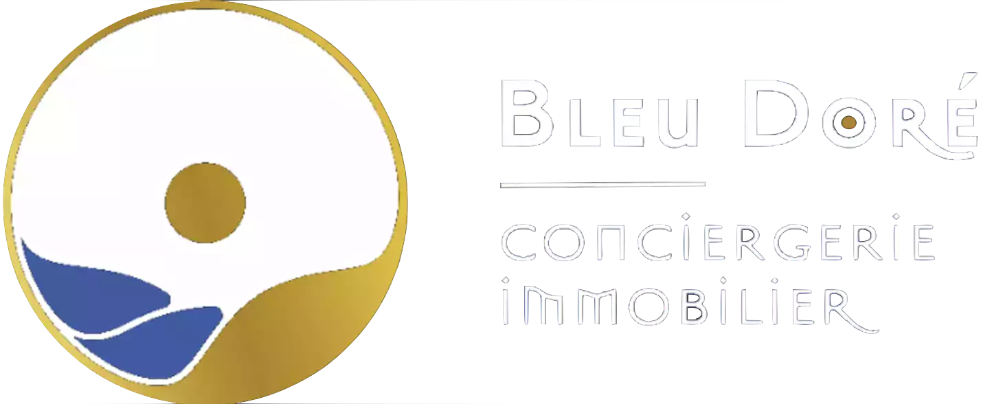 logo de la société bleu dore conciergerie immobilier